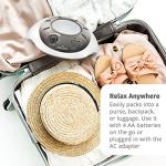 Homedics SoundSleep White Noise Sound Machine, Gold, Small Travel Sound Machine with 6 Relaxing Nature Sounds, Portable Sound Therapy for Home, Office, Nursery, Auto-Off Timer, by Homedics