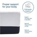 Cool Gel Chill 14 Inch Medium Firm Memory Foam Mattress King Size, with 2 Bonus Cool Gel Memory Foam Bed Pillows, 14" with Pressure Relief, CertiPUR-US Certified, Cooling King Mattress in a Box