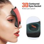 LitBear Sleep Masks for Women, Sleep Eye Mask for Sleeping, Comfortable Night Sleeping Mask, Soft Contoured Eye Cover for Sleeping with Elastic Strap for Side Sleeper Flying Shift Worker Light Sleeper