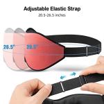LitBear Sleep Masks for Women, Sleep Eye Mask for Sleeping, Comfortable Night Sleeping Mask, Soft Contoured Eye Cover for Sleeping with Elastic Strap for Side Sleeper Flying Shift Worker Light Sleeper