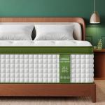 BedStory Extra Firm King Mattress 14 Inch, Hotel Collection Hybrid Mattresses with Zoned Lumbar Support, Extra Back & Hip Support, CertiPUR-US, Fiberglass-Free, 365-Night Trial