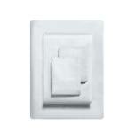 Vera Wang - Queen Size Sheet Set, Soft & Smooth Sateen Cotton Blend Bedding, Deep Pocket, 800 Thread Count, Bed Sheets with Fitted Sheet & Matching Pillowcases (Pale Blue)