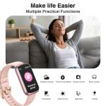 Fitness Tracker, Smart Watches for Women Men with 24/7 Heart Rate/Blood Pressure/Blood Oxygen Monitor, Sleep Tracker, Calories&Step Counter, IP68 Waterproof Health Activity Trackers for Android&iPhone
