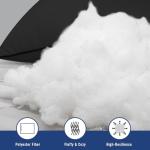 Higoom Standard Size Bed Pillows for Sleeping 4 Pack,Luxury Hotel Pillows,Comfortable and Supportive,Machine Washable,Suitable for Stomach,Back and Side Sleepers.(Black)