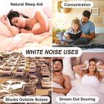 Housbay White Noise Machine with 31 High Fidelity Soothing Sounds, 5W High Power Loud Enough Speaker, Easy Volume Control, Sleep Timer, Sound Machine for Baby, Kids, Adults, Light Sleeper -Wood Grain