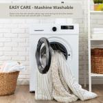 INK+IVY Imani 100% Cotton Duvet Mid Century Modern Design, All Season Comforter Cover Bedding Set, Matching Shams, King/Cal King, Ivory Chenille Tufted Accent 3 Piece