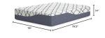 Signature Design by Ashley 14 Inch Chime Elite 2.0 Ultra Plush Green Tea Memory Foam Mattress for Cool Sleep and Pressure Relief, King, Fiberglass-Free, Mattress In A Box