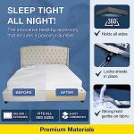 BED SCRUNCHIE Sheet Holder Straps - Heavy Duty Gripper Clips - Strengthened Parachute Cord - 360 Degree Bed Sheet Tightener - Strongest and Effective Extender - Fits All Mattress Sizes