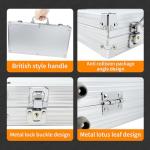 AIBETOMG Poker Chips with Numbers,300Pcs Clay Poker Chips Set with Aluminum Travel Case,14 Gram Casino Poker Set for Texas Holdem, Blackjack