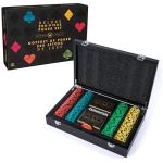 Spin Master Games, Cardinal Legacy Deluxe 200-Piece Poker Set, Premium Dual-Toned Poker Chips in Wooden Storage Case, Valentine's Day Gifts for Couples, 2-10 Players, for Ages 10 & Up