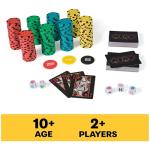 Spin Master Games, Cardinal Legacy Deluxe 200-Piece Poker Set, Premium Dual-Toned Poker Chips in Wooden Storage Case, Valentine's Day Gifts for Couples, 2-10 Players, for Ages 10 & Up