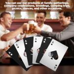 6Pcs Poker Card Bottle Openers, Stainless Steel Ace of Spades Bottle Openers, Credit Card Size Ace of Spades Design Beer Bottles Opener for Beer Soda Wallet Pocket Wedding Party Good Gift