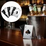 6Pcs Poker Card Bottle Openers, Stainless Steel Ace of Spades Bottle Openers, Credit Card Size Ace of Spades Design Beer Bottles Opener for Beer Soda Wallet Pocket Wedding Party Good Gift