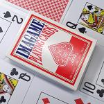 IMAGAME Plastic Playing Cards, Poker Size, Casino Quality, Jumbo Index, Waterproof & Washable, Perfect for Texas Hold’em Poker, 1 Blue Deck & 1 Red Deck