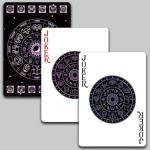 strublfe Zodiac Series Playing Cards, Exquisite Patterns Deck of Cards, Poker Cards, Double-Sided Non-Slip Design, Suitable for Travel, Party Entertainment (Purple)