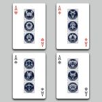 strublfe Zodiac Series Playing Cards, Exquisite Patterns Deck of Cards, Poker Cards, Double-Sided Non-Slip Design, Suitable for Travel, Party Entertainment (Purple)