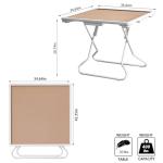 GregYoung Foldable Mahjong Table,35" Portable Square Folding Game Table with 4 Drawers and 4 Cup Holders,Suitable for Poker Cards, Mahjong, Board Games etc.(White)