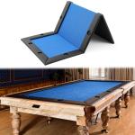 Hillsuren 86.2" x 43.5" Poker Table Tops for 8 Feet Pool Tables 10 Player Poker Table Game Billiard Pool Convertible Cover Mat Waterproof and Foldable, Blue