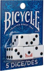 Bicycle 5 count dice