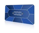 HHH HIKECUCAN Poker Mat for Table (70 X 35 Inch Blue)