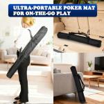 HHH HIKECUCAN Poker Mat for Table (70 X 35 Inch Blue)