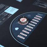 RUNNING HOT Acrylic Poker Dealer Button - Professional Casino-Grade Accessory for Home Games & Tournaments, Poker Gifts for Men (White & Black)