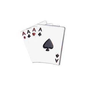Poker Hand Enamel Lapel Pin Playing Cards Pins for Suit Collar Jacket Hat Brooch Pins for Men Lucky Ace Pin Poker Outfit Accessories for Men Pokers Themed Gifts for Man Male
