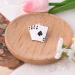Poker Hand Enamel Lapel Pin Playing Cards Pins for Suit Collar Jacket Hat Brooch Pins for Men Lucky Ace Pin Poker Outfit Accessories for Men Pokers Themed Gifts for Man Male