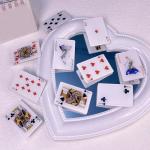 TUCEWP 10Pcs Poker Hair Clips for Women Girls Funny Acrylic Poker Cards Hair Pins Goth Punk Playing Cards Hair Barrette Nonslip Metal Alligator Clips for Long Thick Hair Trendy Lovely Hair Accessories