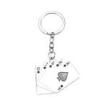 SHTALHST Poker Keychain, Good Luck Playing Cards Keychain, Poker Key Chain Gift for Friends