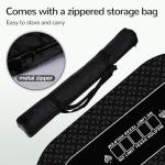 FURUISEN Waterproof 70 x 35 Inch Texas Hold'em Poker Mat for Table, Portable Poker Table Top with Smooth Premium Surface, Noise Reduction, and Zipper Handbag for Professional Poker Games Casino Games