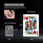 Fidget Toys Adults, EDC Metal Fidget Slider, Magnetic Poker Push Card, Adult Fidget Toy for Anxiety ADHD, Cool Office Gadgets Gift for Men Dad Teens, Valentines Day Gifts for him