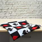 2 Pcs Casino Theme Party Decorations Poker Tablecloth Las Vegas Plastic Table Cover Casino Table Runner for Playing Card Game Birthday Party Favors Picnic Supplies, 54 x 108 Inch