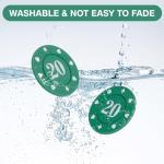 PrreDeACCE 200PCS Poker Chips Set with Portable Storage Bag Casino Poker Chips Denominations Plastic Learning Counters Disks for Texas Holdem Blackjack Poker Night Party