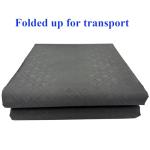 Speed Cloth Poker Table Fabric - 108X60 Inch Section of Casino Card Game Table Felt Top Cover Accessories - Black