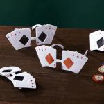 Arrowbash 6 Pcs Poker Sunglasses Glasses Playing Card Glasses Casino Night Gift for Man Woman Birthday Party Supplies