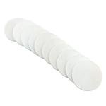 Smartdealspro Set of 100 1 1/2 Inch Opaque Poker Chips Plastic Learning Counters Game Tokens with Storage Box (White)