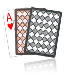 Teskyer 2 Pack Waterproof Playing Cards, 100% Plastic Premium Durable Poker Cards, 2 Deck of Cards - Large Index
