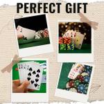 InnoBeta Poker Gifts for Men, Poker Player Gifts, Embroidered Cap, Adjustable Hat Gifts Accessory for Birthday & Christmas Grey