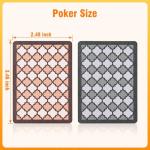 Teskyer 2 Pack Waterproof Playing Cards, 100% Plastic Premium Durable Poker Cards, 2 Deck of Cards - Large Index