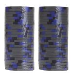 Claysmith Gaming Pack of 50 Poker Knights Poker Chips, Heavyweight 13.5-gram Clay Composite (0.25 Gray)