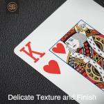 SLOWPLAY 100% Plastic Playing Card Set, 2 Decks (Purple & Gold), Jumbo Index, Poker Size, Superior Flexibility and Durability, Waterproof & Washable, Professional Playing Cards for Texas Hold’em Poker