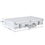 Poker Chip Set - 300PCS Poker Chips with Aluminum Case, 11.5 Gram Chips for Texas Holdem Blackjack