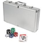 Spin Master Games Professional Texas Hold ‘Em Poker Set, Classic Game with 200 Dual-Toned Chips and Cards in an Aluminum Case
