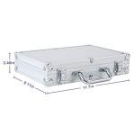 Poker Chip Set - 200PCS Poker Chips with Aluminum Case, 11.5 Gram Chips for Texas Holdem Blackjack