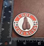 I Got The Nuts Poker Card Protector, Lucky Charm Chip for Texas Hold'em Players, Novelty Gaming Accessory Heavy Metal Funny Great Gift