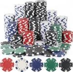 LUOBAO 11.5 Gram Poker Chips Casino Poker Chip for Texas Hold'em, Blackjack Chips,Casino Poker Games Kit,Bulk Poker Chips Set for Card Board Game,Gambling Chips