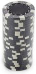 Brybelly Clay Composite Striped Dice 11.5-gram Poker Chips (100-pack) - Blank Non-denominated Poker Chips - Custom Cash Games and Home Casino Poker Nights (Green)