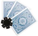 Brybelly Clay Composite Striped Dice 11.5-gram Poker Chips (100-pack) - Blank Non-denominated Poker Chips - Custom Cash Games and Home Casino Poker Nights (Green)