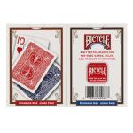 Bicycle Jumbo Index Playing Cards , 2 Pack Large Print Poker Size Deck of Cards for Easy Reading, Family Card Games, and Casino Play